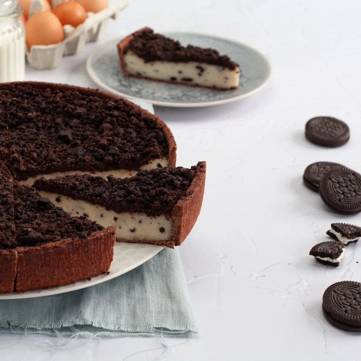 Flan Pâtissier Cookies & Cream
