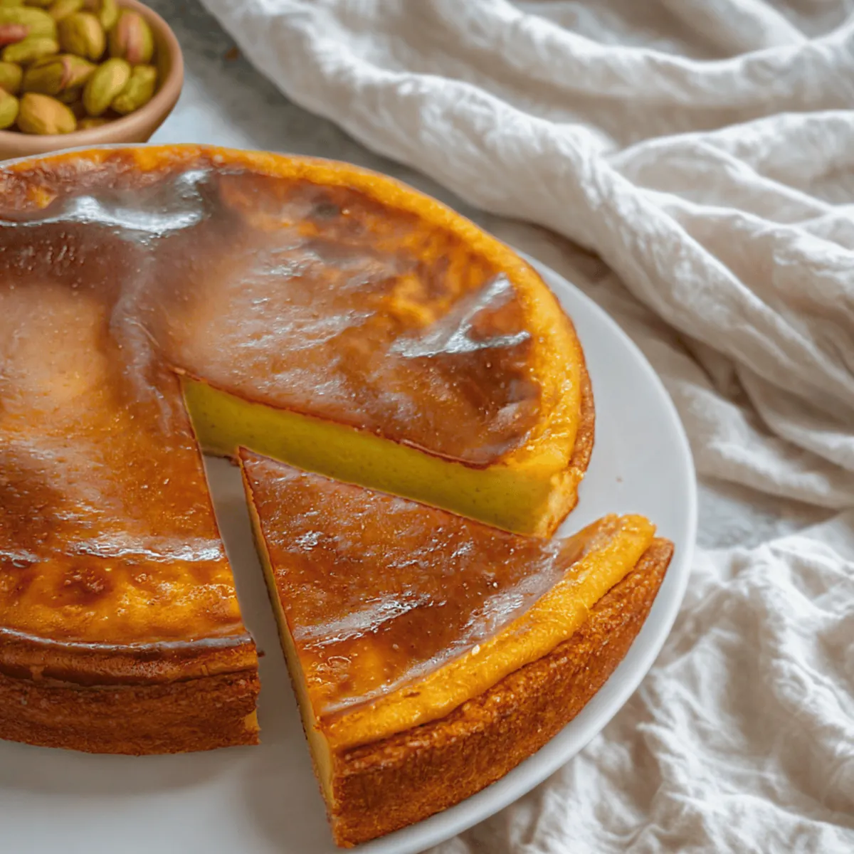Flan Pistache